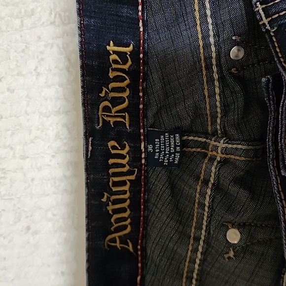 Antique river women's dark denim jeans bootcut - Picture 10 of 11